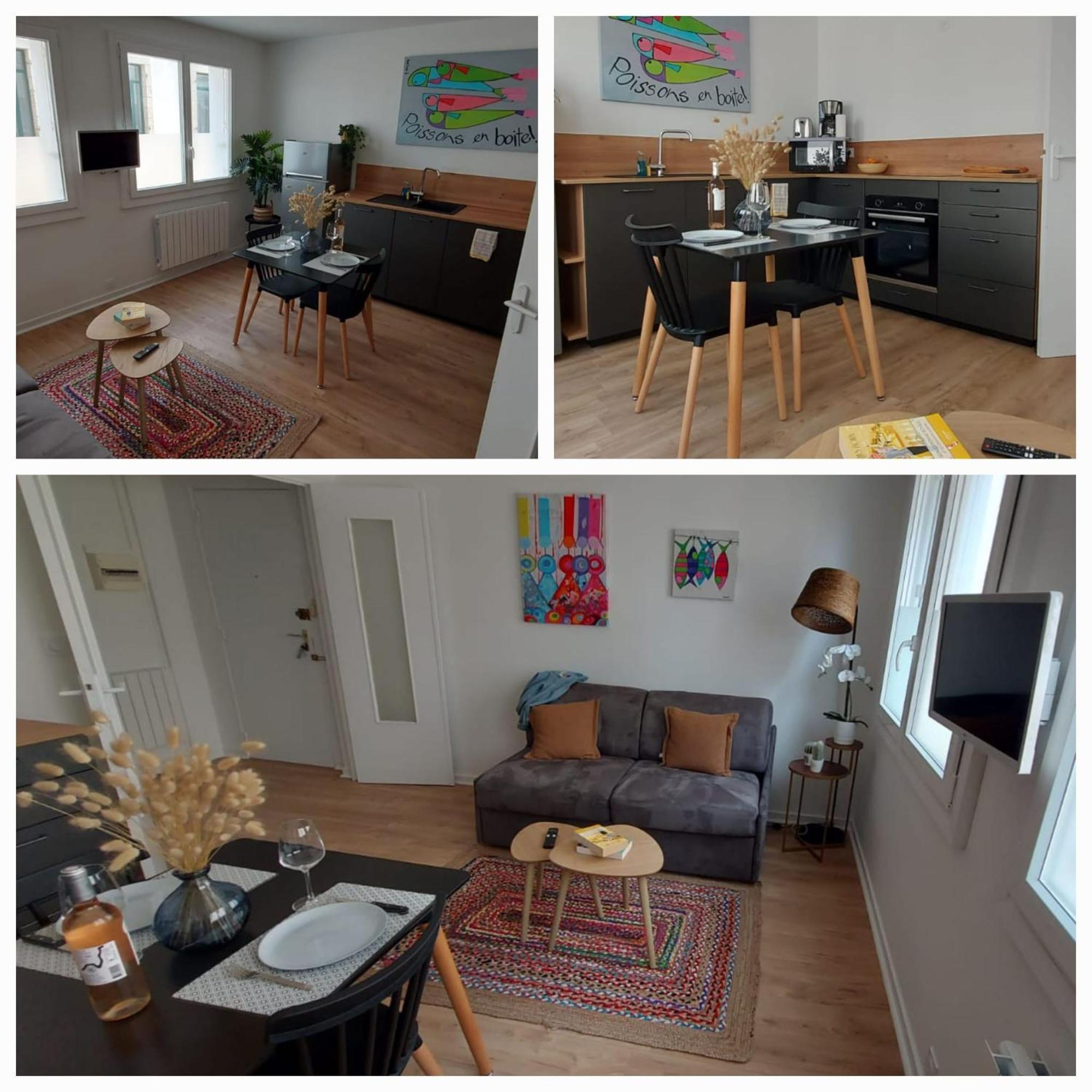 Du Bonheur A La Cle - T2 Hyper Centre Apartment Concarneau Bagian luar foto